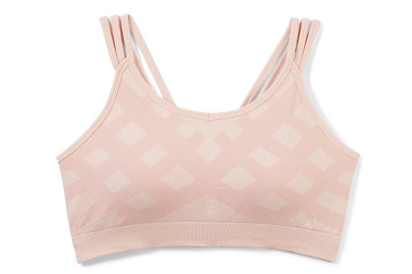 Smartwool Women's Merino Sport Seamless Strappy Bra | Peach Whip