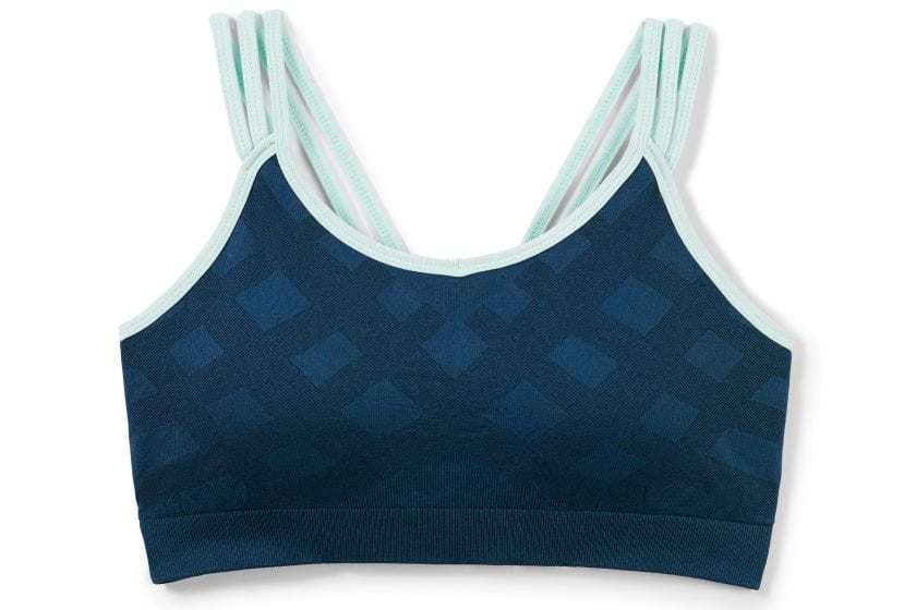 Smartwool Women's Merino Sport Seamless Strappy Bra | Twilight Blue