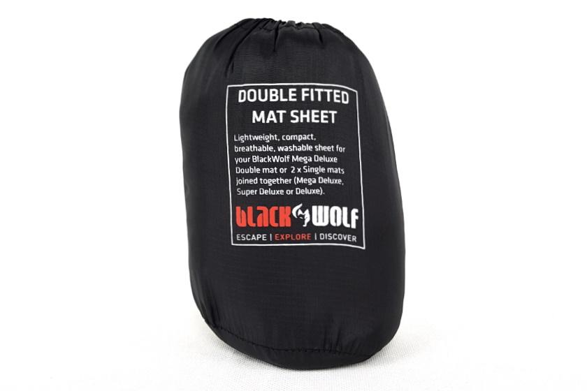 BlackWolf Fitted Mat Sheet Double Sleeping Mats Grey / Queen