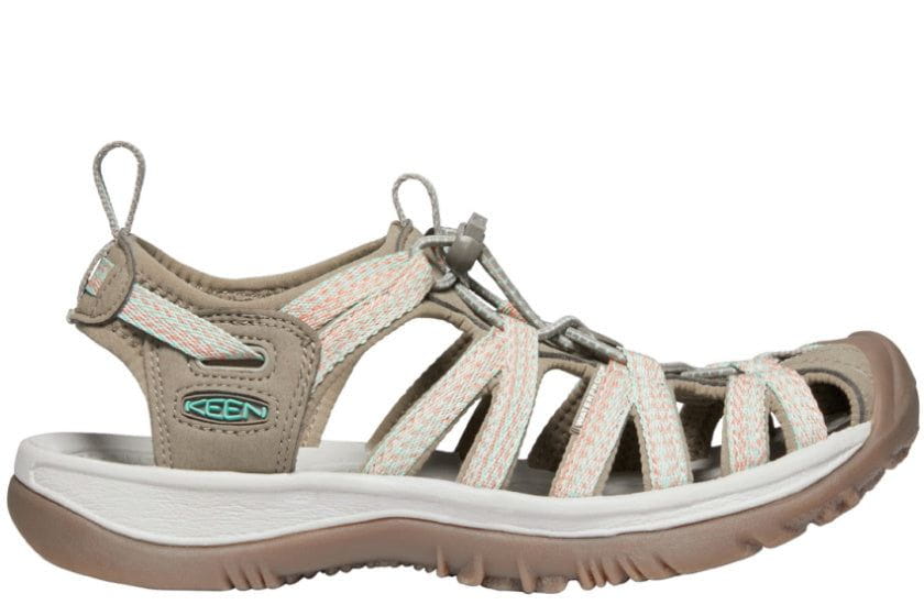 KEEN Women&#39;s Whisper Sport Sandal Sandal | Taupe Coral