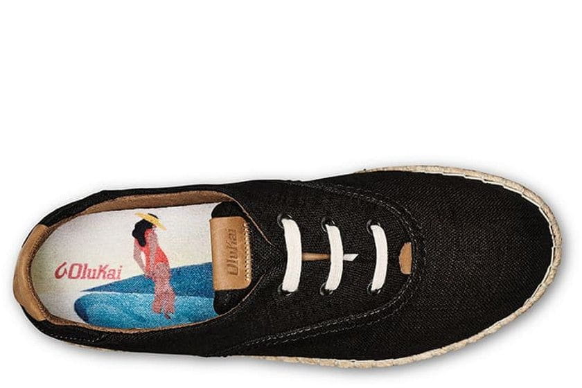 OluKai Women's Kaula Pa‘a Lī Espadrilles Shoes Lace-up