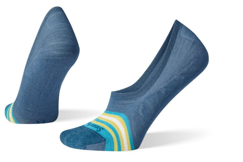 Smartwool Women's Everyday Striped No Show Socks Socks Lunar Grey Heather 