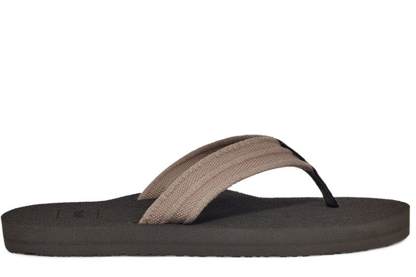 Teva Men&#39;s  Mush II Canvas Flip Flop Sandal Dune / US9 | EU42 | UK8 | 27CM