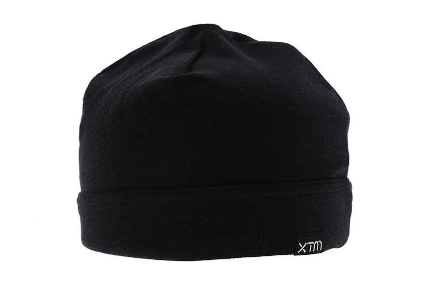 XTM Merino Wool Adult Unisex Beanie Headwear Black / One