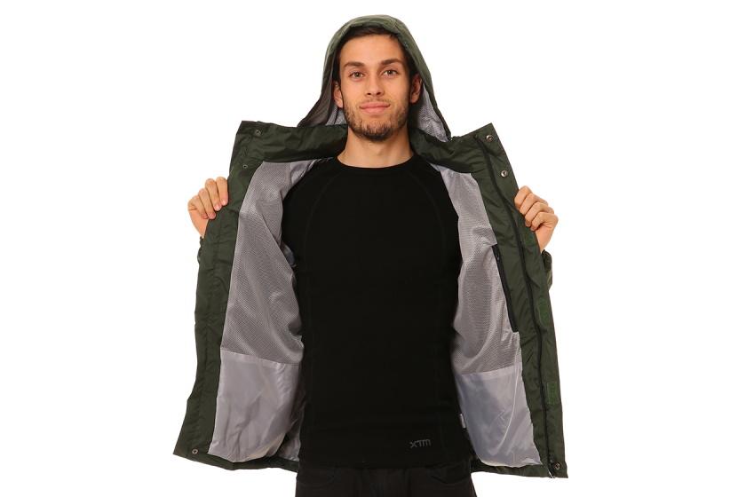 XTM Stash II Adult Unisex Rain Jacket Clothing | Olive