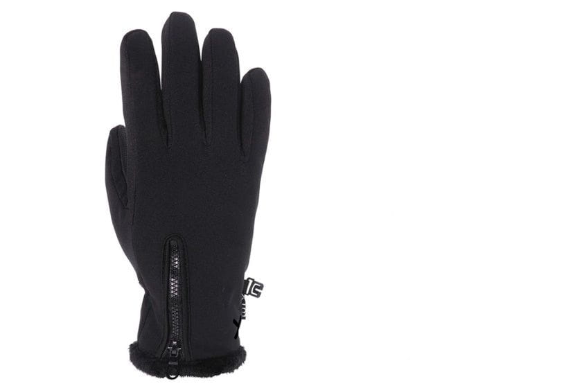 XTM Women&#39;s Nina Softshell Glove Gloves Black / Small | 16.5cm &gt; 17.8cm